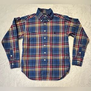 Ralph Lauren Plaid Long Sleeve Button Down Shirt, size S(8/10)